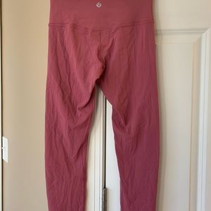 Lululemon Align crop size 4 merlot